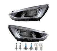 Scheinwerfer Set weiß inkl. OSRAM Lampen H7 H1 für Ford Focus IV Turnier HP HN