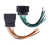 Scheinwerfer Stecker Adapter für Passat B5 Golf 6 5 4 Caddy New Beetle 9C | für Bora Je-tta Eos Fox Superb 3T Roomster Lampe Anschluss Kabelbaum Hauptscheinwerfer Kabel Buchse Reparatursatz