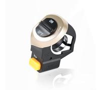 Scheinwerfer und Klaxon-Schalter, 2-in-1, mit ON-Off-Steuerung und 3-poligem SM-Stecker, für 22-mm-Lenker, Motorrad und E-Bike