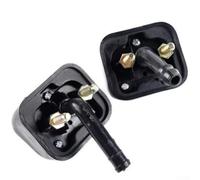 Scheinwerfer-Waschdüse, für Mitsubishi Shogun V73, V75, V77, MN117092, Schwarz, 2 Stück