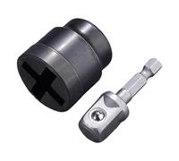 Scherenwagenheber Bohr Adapter | Nivelliersteckdose Für e,Hochleistungs Bohrgerät Aufsatz, Auto Reparatur Zubehör für Werkstatt Garage