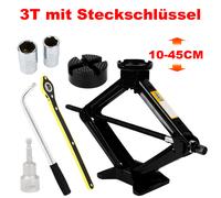 Scherenwagenheber Wagenheber Auto Lift PKW SUV MPV mit Ratschenschlüssel 2,5/3T