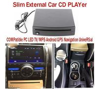 Schlanker Externer Auto CD NavigaN8 Player Kompatibler PC LED TV/MP5 Android GPS