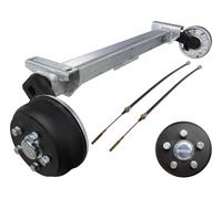 Schlegl 1500kg Achse SB15 1300mm Radanschluss 5 x 112 gebremst Anhänger Trailer