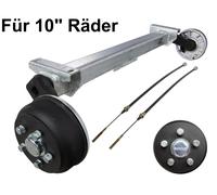 Schlegl 1500kg Achse verst. 10" SB15 800mm 5x112 gebr. Anhänger ersetzt KNOTT