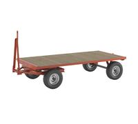 Schlepperanhänger, 2-Rad-Drehschemel-Lenkung, Tragfähigkeit 5 t, Ladefläche 3,0 x 1,5 m, Luftreifen kaiserkraft