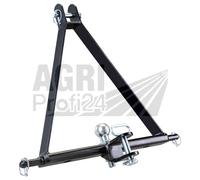 Ackerschienendreieck Anhängekupplung für Dreipunkt Kugelkopfbolzen Zugmaul, Leistung (PS):45