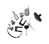 Schließzylinder Ersatz für Mitsubishi für montero für pajero V31 V32 für v33 - Autoschlüssel Zylinderschlösser Kit - Robustes Metall Gehäuse MR259766 90-04