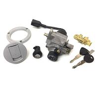 Schlosssatz passend für Peugeot Speedfight 3, 4 AC LC - Zündschloss Set mit Tankschloss, Helmfachschloss, Sitzbankschloss inkl. 2 Schlüssel und Schrauben - Ersatz für defekte Schlösser