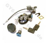 SCHLOSS SATZ ZÜNDSCHLOSS SCHLOß SET inkl. TANKDECKEL / CHINAROLLER / BAUMARKT ROLLER / 4-TAKT z.B.für Baotian, BT49QT-9 BT49QT-3 SPEEDY ECOBIKE BENZHOU CITY STAR JINLUN FIGHTER YY50QT WIND 50 EPELLA AGM GMX450 ERING RED WING SILVER FOX SPRINT FLEX TECH JACK FOX ZNEN SARO HUATIAN HAT ITALJET MINI SPEED JMSTAR BREEZE EAGLE FALCON SUNNY Z-BIKE ZEUS JONWAY MMC JINAN QINGQI REX RS FILLY 50 ... CHINA ROLLER