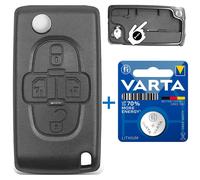 Schlüssel Batterie Ersatz Gehäuse für Citroen C8 Peugeot 807 1007 Lancia Phedra