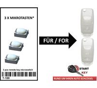 Schlüssel Drucktasten Tasten für VW Seat Skoda Passat Golf 4 5 Touran T5 Ibiza