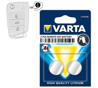 Schlüssel Ersatz Batterie für VW Seat Skoda Ibiza V Polo Golf 7 Leon Fabia Klapp
