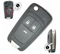 Schlüssel Ersatz Gehäuse 3T für Opel Astra J Zafira C Corsa E Insignia Meriva B