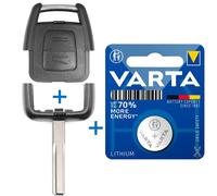 Schlüssel Ersatz Gehäuse Batterie für Opel Vectra C Omega B Signum 1,8 2,0