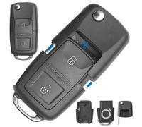 Schlüssel Ersatz Gehäuse für VW Seat Skoda Golf 4 Bora Polo 9 T5 Sharan Multivan