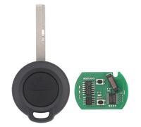 Schlüssel Fernbedienung Funkschlüssel 2 Tasten Sender Autoschlüssel Sendeeinheit ID46 Chip 433Mhz mit elektronische Karte Schlüsselgehäuse Rohling Fräsen für Forfour 454 2004 2005 2006