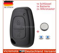 Schlüssel Gehäuse 2 Tasten für Renault Trafic Master Kangoo Opel Vivaro Movano