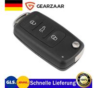 Schlüssel Gehäuse Ersatz für VW T5 Tiguan Passat Seat Skoda Kunststoff Auto DE