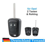 Schlüssel Gehäuse für Opel Corsa E Zafira C Astra J Meriva B Adam Antara Mokka