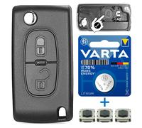 Schlüssel Gehäuse für Peugeot RCZ Partner Expert 508 308 307 207 2008 607 CE0536