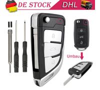 Schlüssel Gehäuse Für VW Golf VI T5 EOS Tiguan Beetle Caddy Passat Seat Skoda