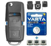 Schlüssel Gehäuse für VW Seat Skoda Golf 4 Alhambra Sharan T5 Bora Passat Sharan