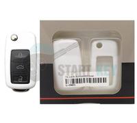 Schlüssel Hülle für VW Seat Skoda Touran Multivan Tiguan GolfV IV Octavia Weiß
