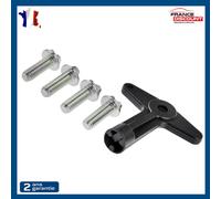 Schlüssel Radkappe Diebstahschutzsystem + 4 Schraube für Renault Clio Laguna II