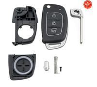 Schlüsselgehäuse für Hyundai i10 i20 i30 ix35 i40 Tucson Santa Elantra 3-Tasten