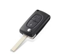 Schlüsselgehäuse für Peugeot 207, Citroen Berlingo Schlüssel | für Peugeot 207 307 308 407 607 Expert Partner Citroen C2 C3 C4 C5 C6 C8 Ds3 Ds4 Berlingo Grand Picasso Jumpy Autoschlüssel