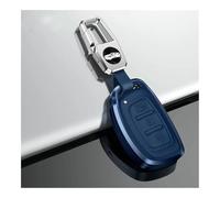 Schlüsselgehäuse Leder Auto Metall Schlüssel Fall Abdeckung Für Hyundai Für Tucson Für Sonata Fe Für Creta Ix25 Ix35 Ix45 I10 I20 I30 I40 Für Verna Für Solaris Für Mistra Autofernbedienungen(B Blue Se