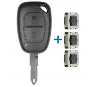 Schlüsselgehäuse Schlüssel und 3 Tasten case Gehäuse für Opel Vivaro 02-06