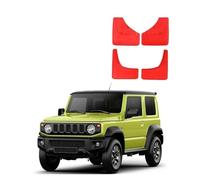 Schmutzfänger Für Suzuki Für Jimny 2019 2020 2021 2022 Auto Schmutzfänger Vorne Hinten 4 Stück Auto Spritzlappen(Red)