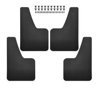 Schmutzfänger Für Suzuki Für Jimny Für SJ20 Für JA12 JB23 JB33 JB43 JB53 Schutz Abdeckung Splash Schlamm Klappen Carbon Faser Kotflügel Verbreiterung Auto(Schwarz)