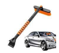 Schneebesen für Auto 360 drehbarer Kopf Kratzfrei Ausziehbarer Griff | Auto-Schneeräumung, Winterzubehör für Windschutzscheibe, Fenster, LKW, SUV, Wohnmobil, Limousine, Fahrzeug, Automobil