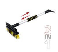 Walser Bürste mit Eiskratzer und Gummilippe teleskopierbar - 3in1- 60-90 cm