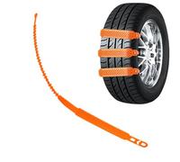 Schneeketten, 6 Stück Schneeketten für Reifenbreite, Anfahrhilfe Anti-Rutsch Ketten, Notfallzugketten für die meisten PKW/SUV/LKW