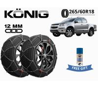 Schneeketten Konig 12MM Für Chevrolet Colorado 2012- 265/60R18 Gr 265 XG12PRO