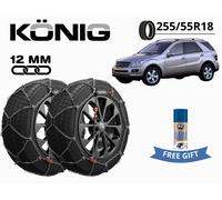 Schneeketten Konig 12MM X12PRO Gr 255 255/55R18 für Mercedes M (W164)