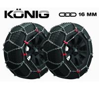 Schneeketten Konig 16 MM 205/60 R18 Genehmigt Gruppe 235 XD-16 SUV Vans