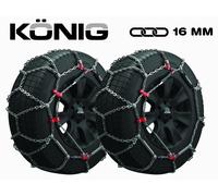Schneeketten Konig 16 MM 205/60 R18 Genehmigt Gruppe 235 XD-16 SUV Vans