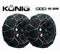 Schneeketten Konig 16 MM 225/60R18 Gruppe 245 XD-16 SUV Vans Genehmigt
