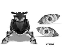 Schneemobil Scheinwerfer Ösen Grafiken Set Aufkleber Für Arctic Katze Firecat