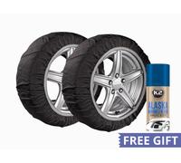 Schneesocken für Autos Genehmigt EN16662-1 Größe L 235/35R20 Bottari + Geschenk