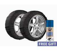 Schneesocken für Autos Genehmigt Größe XL 215/65R17 + Geschenk EN16662-1 Bottari