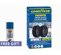Schneesocken für Autos Goodyear Genehmigt Maßnahme XL 275/40R19 + Geschenk