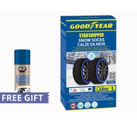 Schneesocken für Autos Goodyear OMOLOGATE Größe L 245/40R19 + Gratis