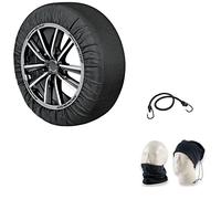SCHNEESOCKEN FÜR Reifen 235/45R20 FELGENRAD 20 (17144) Taglia XL SCHNEESOCKEN FÜR Autos, SUVS, Van Camper ZUGELASSEN Zertifiziert FÜR ALLE Fahrzeuge SCHNEESCHUTZ FÜR RÄDER AUF EIS