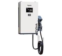 Schneider Electric EVD1S24T0B Schnelle Ladestation, EVlink, DC-Schnellladegerät, 24 kW, SAE-CCS-Steckverbinder, Wandmontage